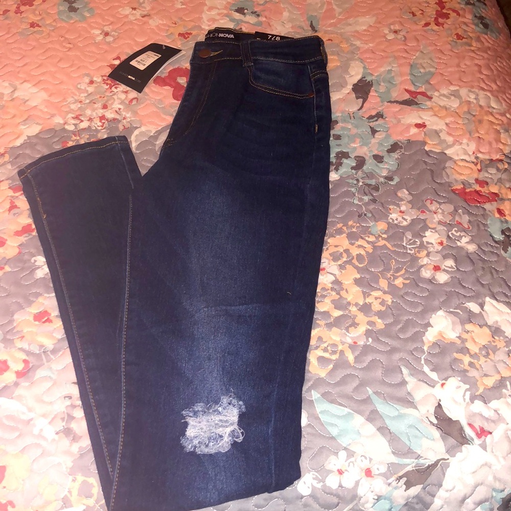 New Fashion Nova Dark Wash Skinny Jeans